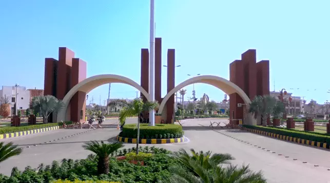 eye catchy entrance of VIP Town Sheikhupura